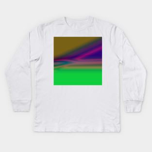 blue green pink texture art Kids Long Sleeve T-Shirt